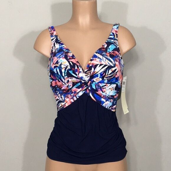 Profile by Gottex tropical tankini top. NWT - Picture 9 of 11
